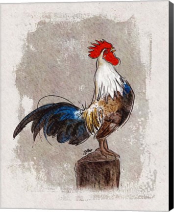 Framed Cock-a-doodle-do Print