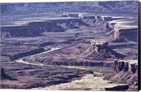 Framed Green River Moonscape Print