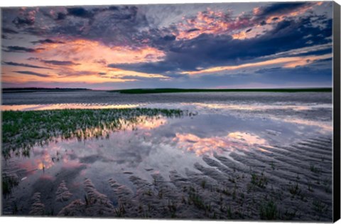 Framed Paines Creek Reflections II Print