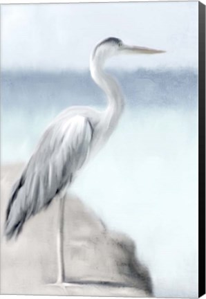 Framed Herons View Print