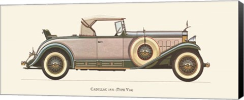 Framed Cadillac 1931 Print