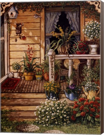 Framed Summer Front Porch Print