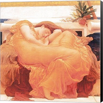 Framed Flaming June, c.1895 Print