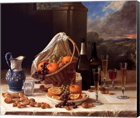 Framed Luncheon Still Life Print