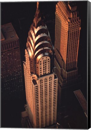 Framed Chrysler Building Print