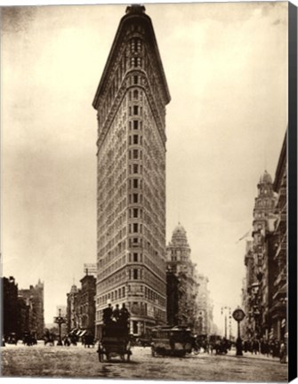 Framed Flatiron Building, New York, 1910 Print