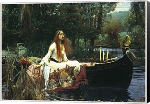 Framed Lady of Shalott Print