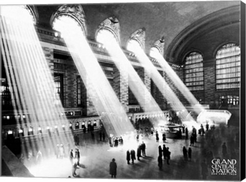 Framed Grand Central, 1934 Print