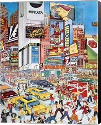 Framed Times Square (ed. 375) Print