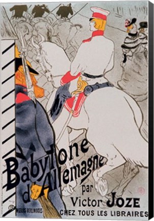 Framed Babylone d&#39;Allemagne Print