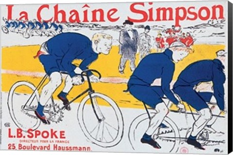 Framed La Chaine Simpson Print