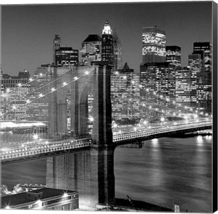 Framed Brooklyn Bridge Print