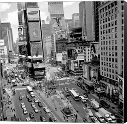 Framed Times Square Afternoon Print