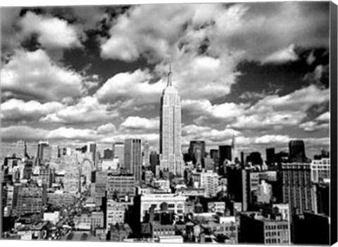 Framed Sky Over Manhattan Print