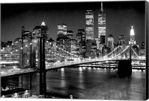 Framed Brooklyn Bridge Print