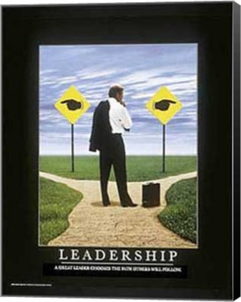 Framed Leadership Print