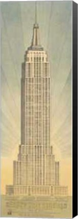 Framed Empire State Building Print