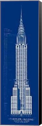 Framed Chrysler Building Print