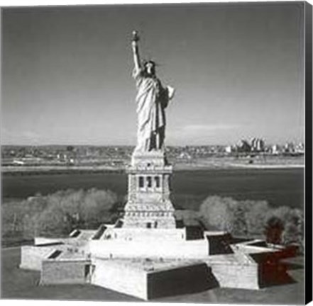 Framed Statue of Liberty Print