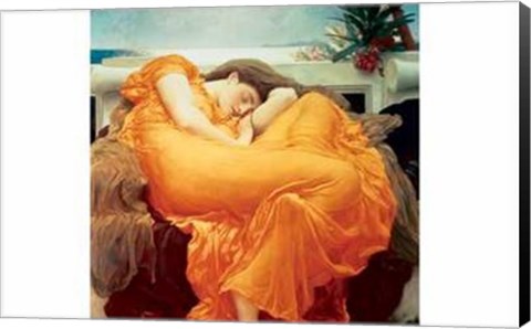 Framed Flaming June, c.1895 Print