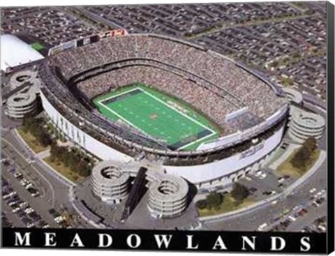 Framed Meadowlands - Ny Jets At Giants Stadium, Print