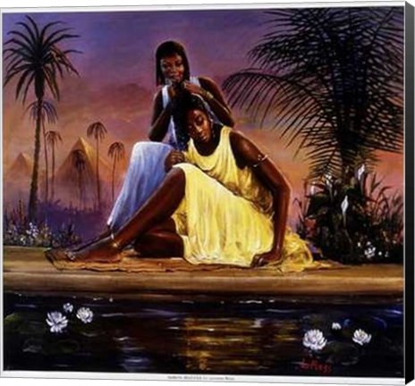 Framed Nubian Maidens Print