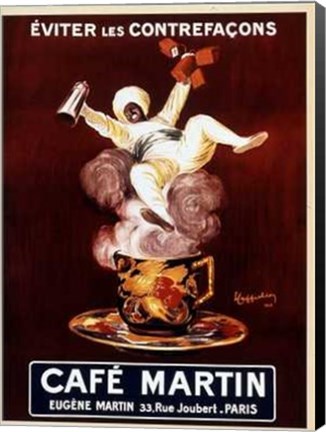 Framed Cafe Martin Print