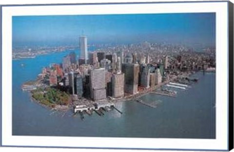 Framed Downtown Manhattan Print