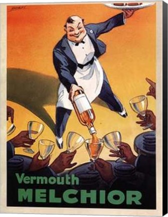 Framed Vermouth Melchior, 1930 Ca Print