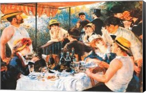 Framed Luncheon Of The Boating Party, 1881 Print