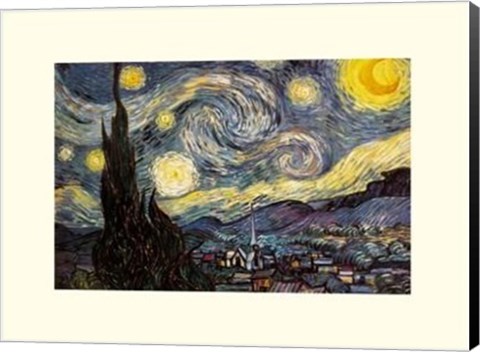 Framed Starry Night Print