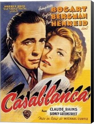 Framed Casablanca Print