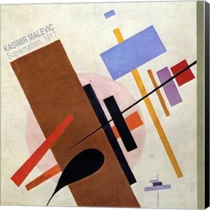 Framed Suprematism, 1917 Print