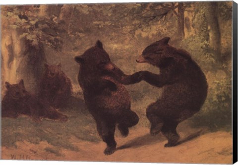 Framed Dancing Bears Print