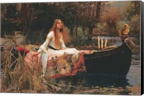 Framed Lady Of Shalott Print