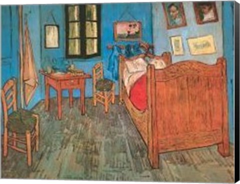 Framed Bedroom At Arles Print