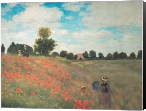 Framed Les Coquelicots Print