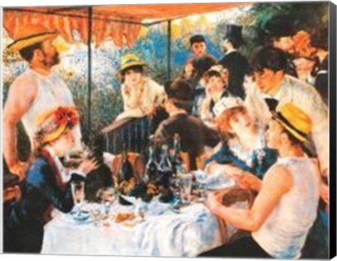 Framed Luncheon Of The Boating Party, 1881 Print