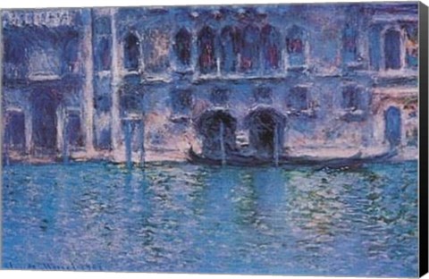 Framed Venice, Palaza Da Mula, 1908 Print