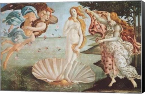 Framed Birth Of Venus Print