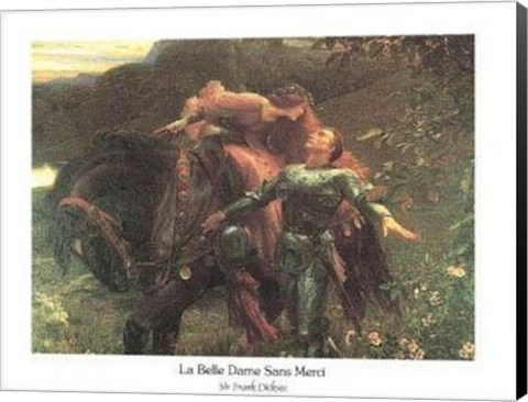 Framed La Belle Dame Sans Merci Print