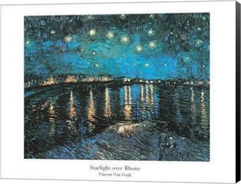 Framed Starlight Over Rhone Print