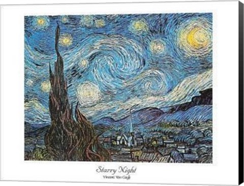 Framed Starry Night Print