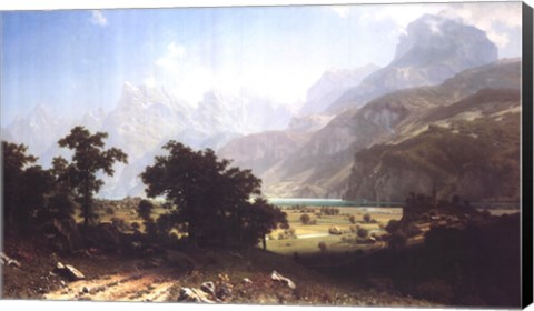 Framed Lake Lucerne Print