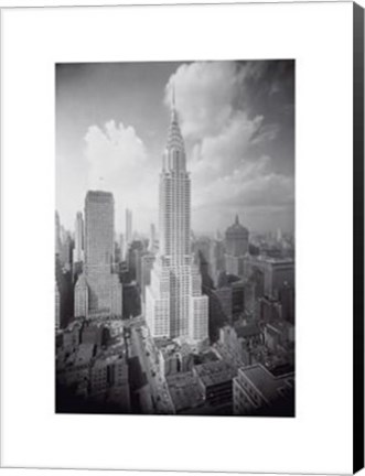 Framed Chrysler Building Print