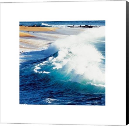 Framed Breaking Waves Print