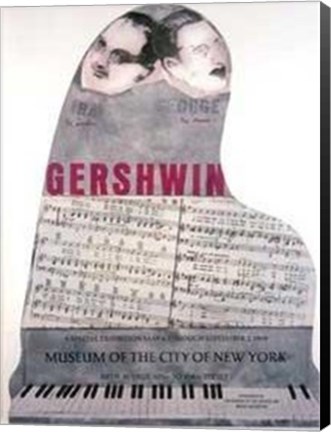 Framed Gershwin Brothers Print