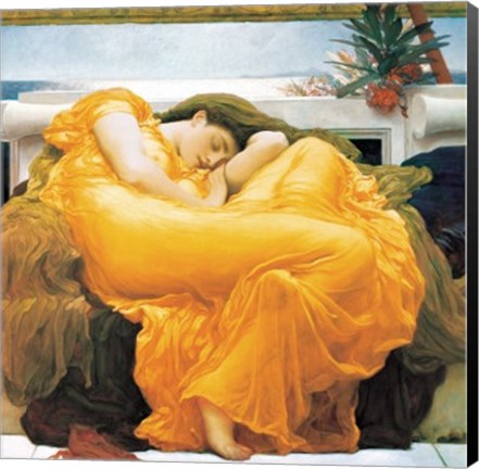 Framed Flaming June, c.1895 Print