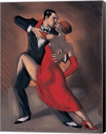 Framed Tango De Minuit Print