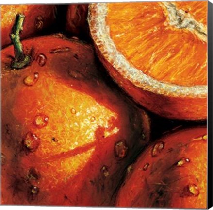 Framed Oranges Print